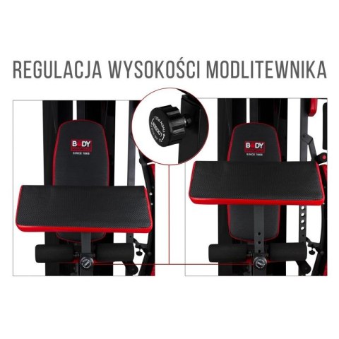 Atlas z ławką multigym PRO BMG 4700, stos 66kg