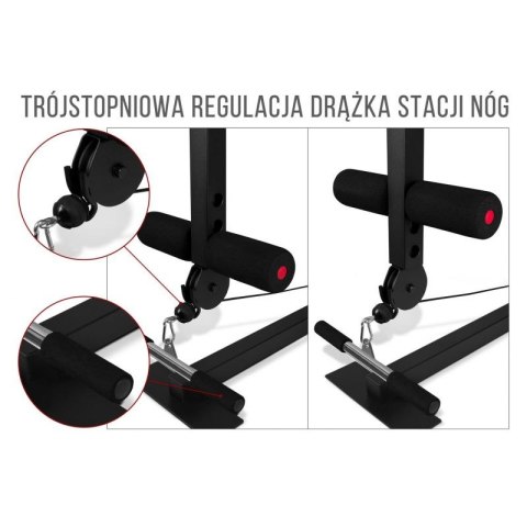 Atlas z ławką multigym PRO BMG 4700, stos 66kg