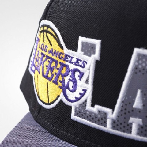 Czapka z daszkiem adidas Los Angeles Lakers Flat Cap AY6128