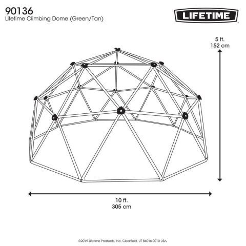 LIFETIME KOPUŁA DO WSPINACZKI GEODOME 90136