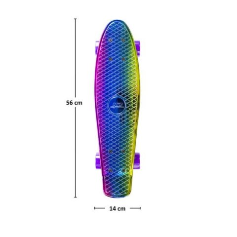 Deskorolka Nils Extreme ELECTROSTYLE PENNYBOARD PNB01 BLUE