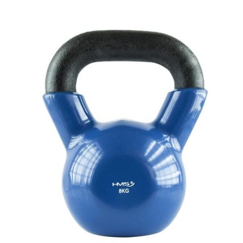 Kettlebell żeliwny pokryty winylem HMS KNV08 BLUE