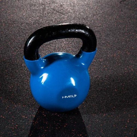 Kettlebell żeliwny pokryty winylem HMS KNV08 BLUE