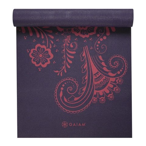 Mata do jogi Gaiam Premium Auabergine Swirl 6mm 62892