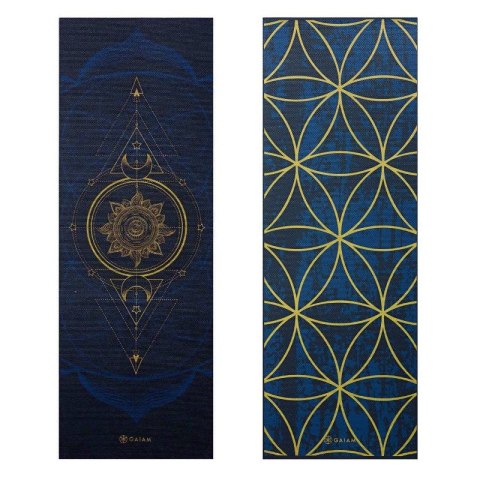 Mata do jogi dwustronna Gaiam Sun and Moon 6mm 63419