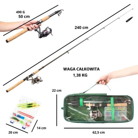 Zestaw wędkarski MacGyver Big Fish 41 W 1 102279