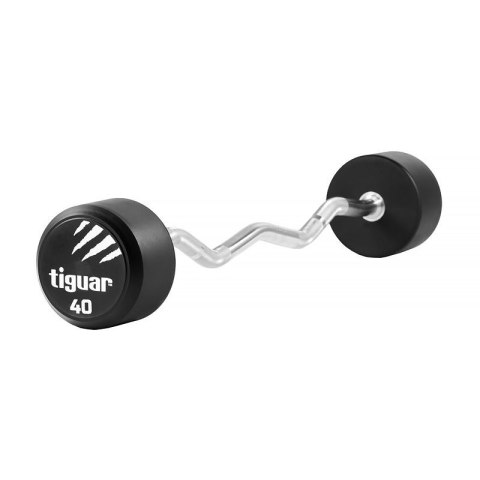 Barbell łamany tiguar PU 40 kg TI-WLBPU040