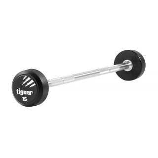 Barbell prosty tiguar PU 15 kg TI-WPBPU015