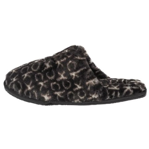 Kapcie Calvin Klein Slipper Mule Fur Mono W HW0HW00536-0GK