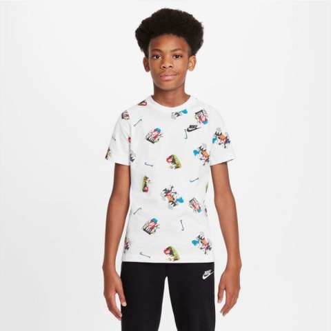 Koszulka Nike Sportswear Tee Aop Jr DQ3856 100