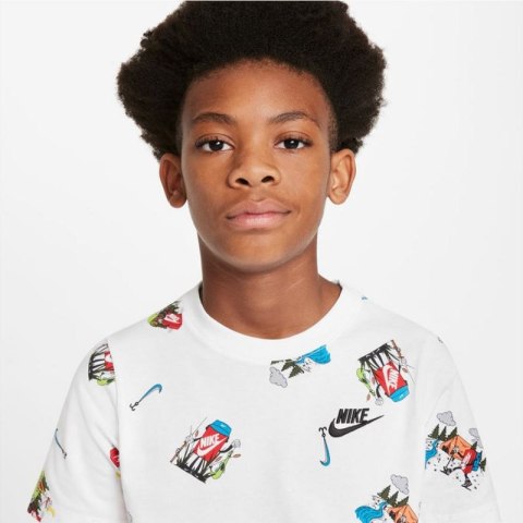 Koszulka Nike Sportswear Tee Aop Jr DQ3856 100