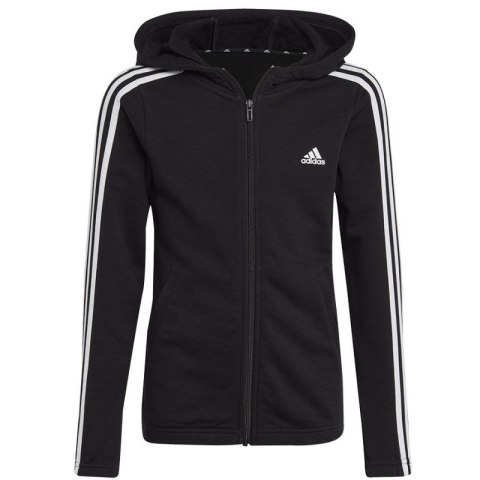 Bluza adidas Essentials 3 Stripes Full-Zip Hoodie Jr IC3634