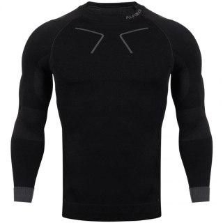 Koszulka termoaktywna Alpinus Tactical Base Layer czarno-szara M GT43219