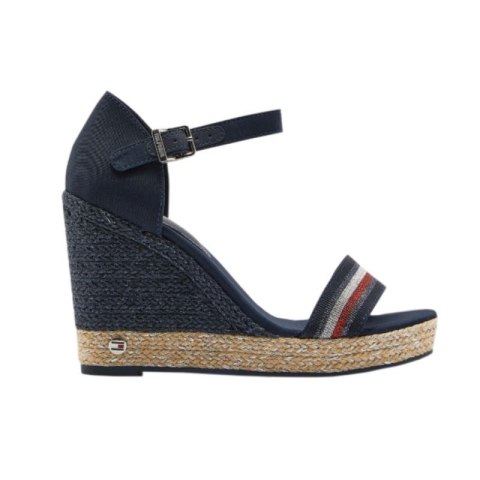 Sandały Tommy Hilfiger Grosgrain High Wedge Sandal W FW0FW05254