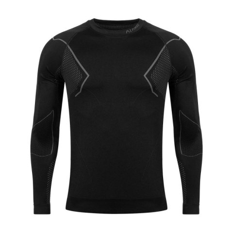 Koszulka termoaktywna Alpinus Active Base Layer czarno-szara M GT43189