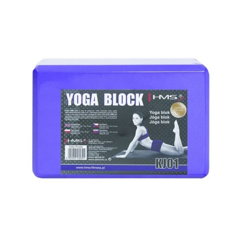 Kostki do jogi KJ01 PURPLE YOGA HMS 17-44-251