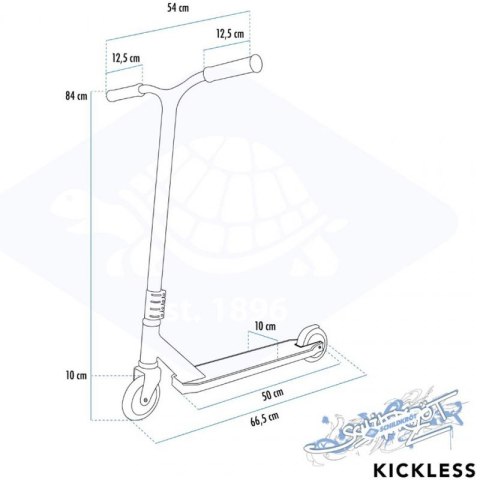 Hulajnoga Schildkrot Kickless Forest 510432