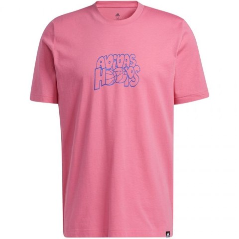 Koszulka adidas Lil Stripe adidas Hoops Graphic Tee M GS7220 Koszulka adidas Lil Stripe adidas Hoops Graphic Tee M GS7220