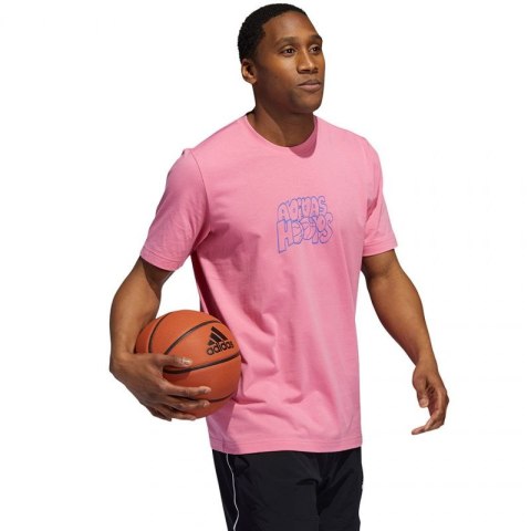Koszulka adidas Lil Stripe adidas Hoops Graphic Tee M GS7220 Koszulka adidas Lil Stripe adidas Hoops Graphic Tee M GS7220
