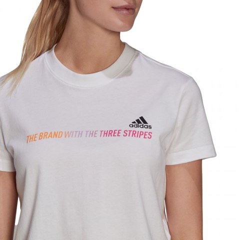 Koszulka adidas Gradient Logo Cropped W GM5577