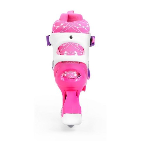 Zestaw SMJ Sport Combo Pink LED: 2w1 wrotko-rolki HS-TNK-000009549