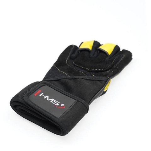 Rękawice na siłownię Black/Yellow HMS RST01 r.XL