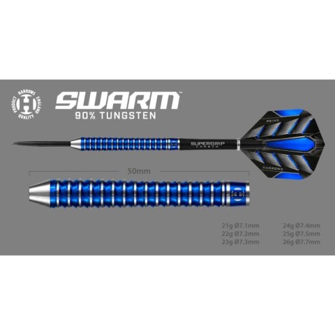 Rzutki Harrows Swarm 90% Steeltip HS-TNK-000013891