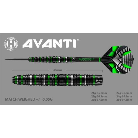 Rzutki Harrows Avanti 90% Steeltip HS-TNK-000016023