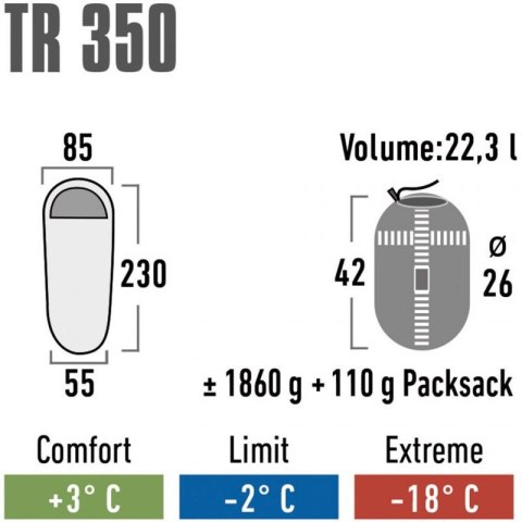 Śpiwór High Peak TR 350 23068