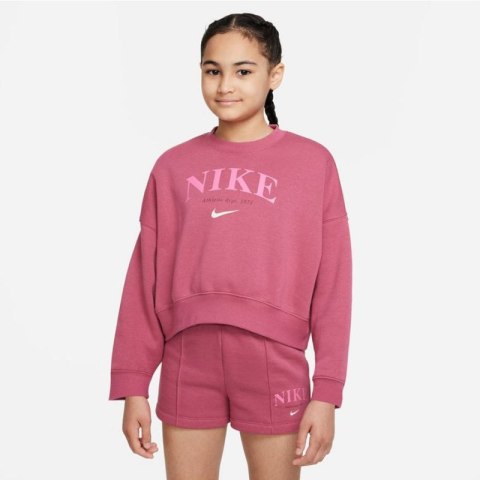 Bluza Nike Sportswear Trend Flc Crew Jr DV2563 633