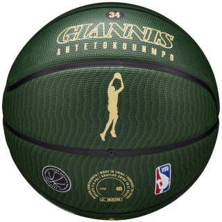 Piłka do koszykówki Wilson NBA Player Icon Giannis Antetokounmpo WZ4006201XB