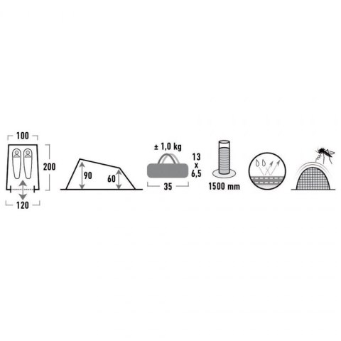 Namiot High Peak Minilite 2os 10157