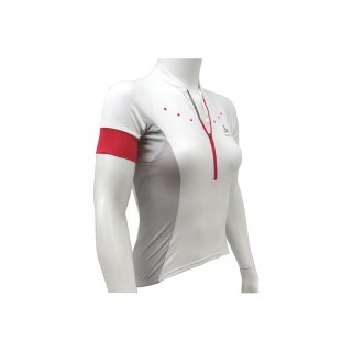 Koszulka Odlo Stand-Up Collar S/S 1/2 Zip Gavia W 410891-10000