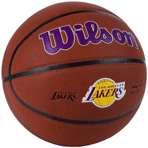 Piłka do koszykówki Wilson Team Alliance Los Angeles Lakers Ball WTB3100XBLAL