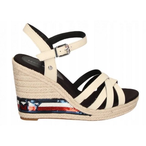 Sandały Tommy Hilfiger W High Wedge FW0FW04843