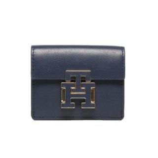 Portfel Tommy Hilfiger Push Lock Leather Wallet AW0AW14344