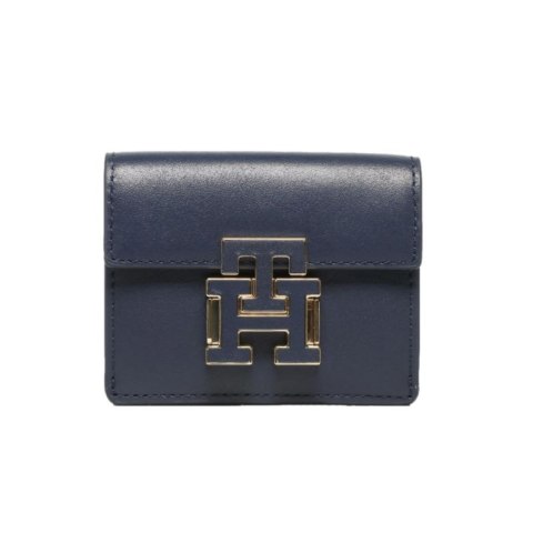 Portfel Tommy Hilfiger Push Lock Leather Wallet AW0AW14344