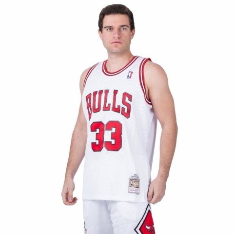 Koszulka Mitchell & Ness Chicago Bulls NBA Home Swingman Jersey Bulls 97-98 Scottie Pippen M SMJYAC18054-CBUWHIT97SPI