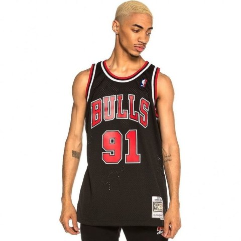 Koszulka Mitchell & Ness Chicago Bulls NBA Swingman Alternate Jersey Bulls 97 Dennis Rodman SMJYGS18152-CBUBLCK97DRD