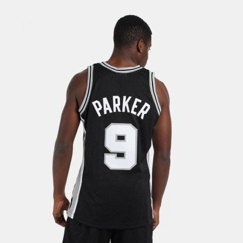 Koszulka Mitchell & Ness San Antonio Spurs NBA Swingman Jersey Spurs 2001 Tony Parker M SMJYLG19018-SASBLCK01TPA