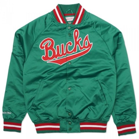 Kurtka Mitchell & Ness NBA Milwaukee Bucks Lightweight Jacket M STJKMG18013-MBUDKGN