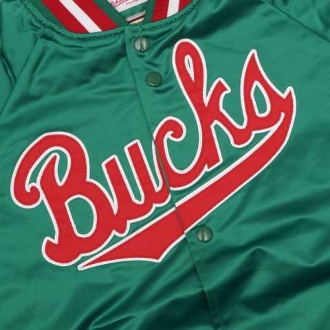 Kurtka Mitchell & Ness NBA Milwaukee Bucks Lightweight Jacket M STJKMG18013-MBUDKGN