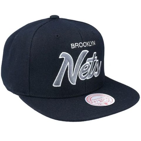 Czapka Mitchell & Ness NBA Brooklyn Nets Team Script 2.0 Snapback Nets HHSS3280-BNEYYPPPBLCK