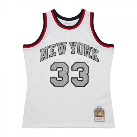 Koszulka Mitchell & Ness NBA Cracked Cement Swingman Jersey Knicks 1991 Patrick Ewing M TFSM5934-NYK91PEWWHIT