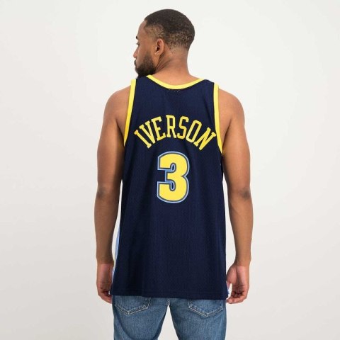 Koszulka Mitchell & Ness NBA Swingman Denver Nuggets Allen Iverson SMJY4205-DNU06AIVASBL