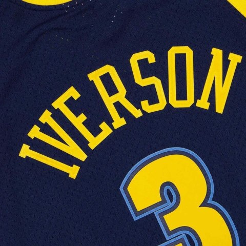 Koszulka Mitchell & Ness NBA Swingman Denver Nuggets Allen Iverson SMJY4205-DNU06AIVASBL