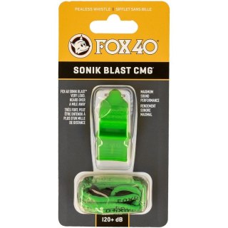 Gwizdek Sonik Blast CMG + sznurek zielony Fox